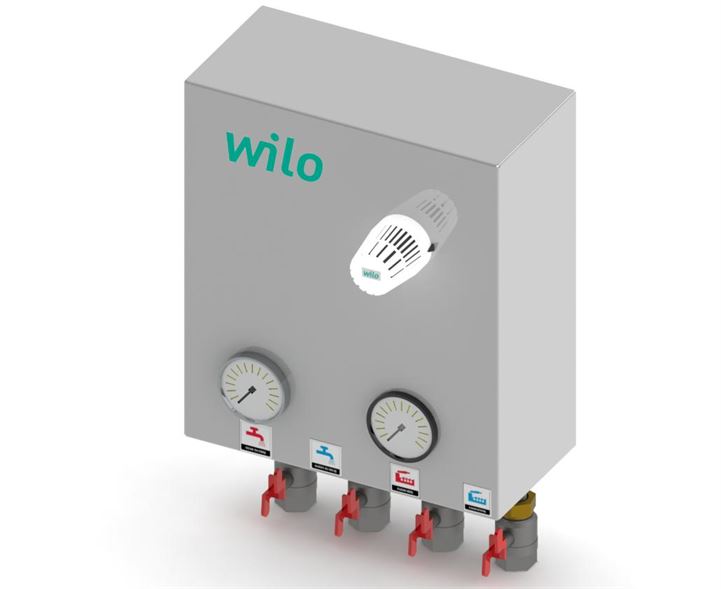 Wilo’dan Daire Girişi Sıcak Su Hazırlama İstasyonu