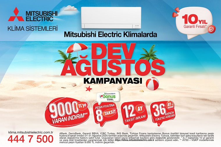 Dev Ağustos Kampanyası ile Klima Sahibi Olmak Kolaylaşıyor
