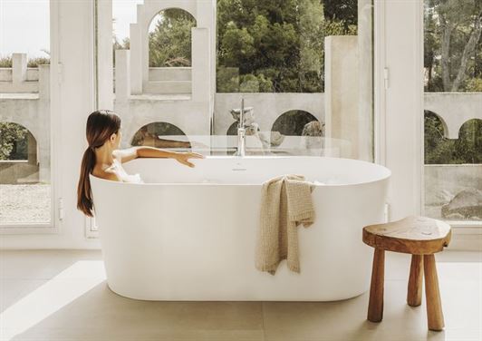 Roca Stonex® ile Estetik, Doğal ve Hijyenik Banyo Alanları