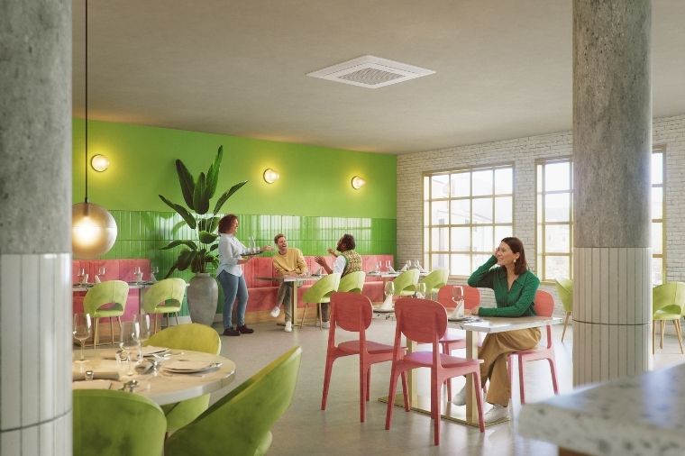 Samsung 4 Yön Kaset Tipi Klimalar Geniş Alanlar için Konforlu Bir Seçenek Sunuyor